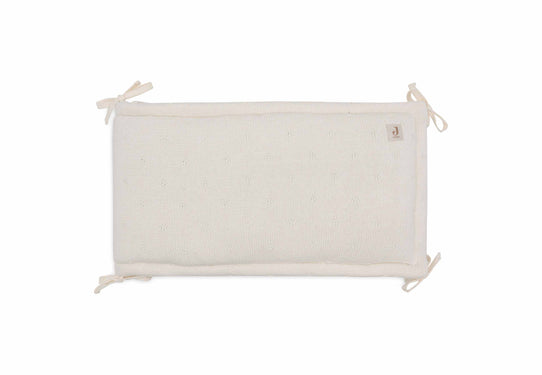 Jollein bedomrander boxomrander 30x180cm - Cosy Knit Wild Rose/Ivory