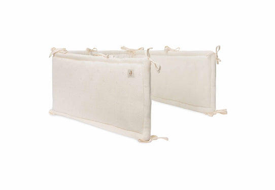 Jollein bedomrander boxomrander 30x180cm - Cosy Knit Wild Rose/Ivory