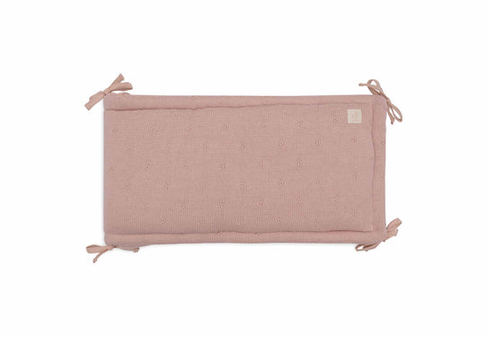 Jollein bedomrander boxomrander 30x180cm - Cosy Knit Wild Rose/Ivory