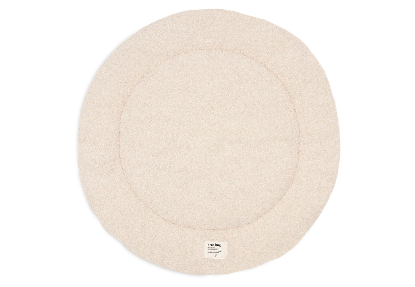 Jollein ronde boxkleed 95cm - Boucle Naturel