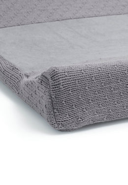 Jollein aankleedkussenhoes 50x70cm - Bliss Knit Storm Grey