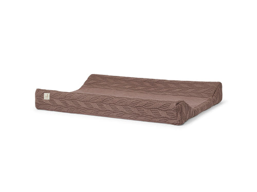 Jollein aankleedkussenhoes 50x70cm - Spring Knit Chestnut/Rosewood