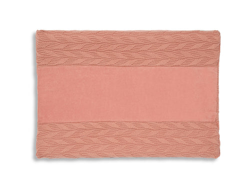 Jollein aankleedkussenhoes 50x70cm - Spring Knit Chestnut/Rosewood