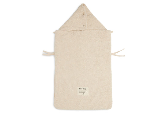 Jollein voetenzak groep 0+ 3/5 punts - Boucle Biscuit/Naturel