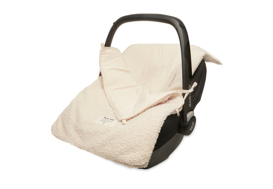 Jollein voetenzak groep 0+ 3/5 punts - Boucle Biscuit/Naturel