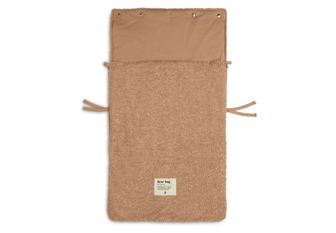 Jollein voetenzak groep 0+ 3/5 punts - Boucle Biscuit/Naturel