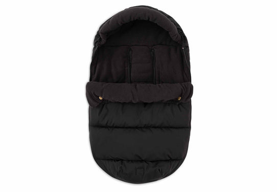 Jollein voetenzak kinderwagen - Puffed Black/Biscuit/Grey