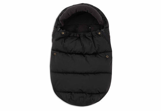Jollein voetenzak kinderwagen - Puffed Black/Biscuit/Grey