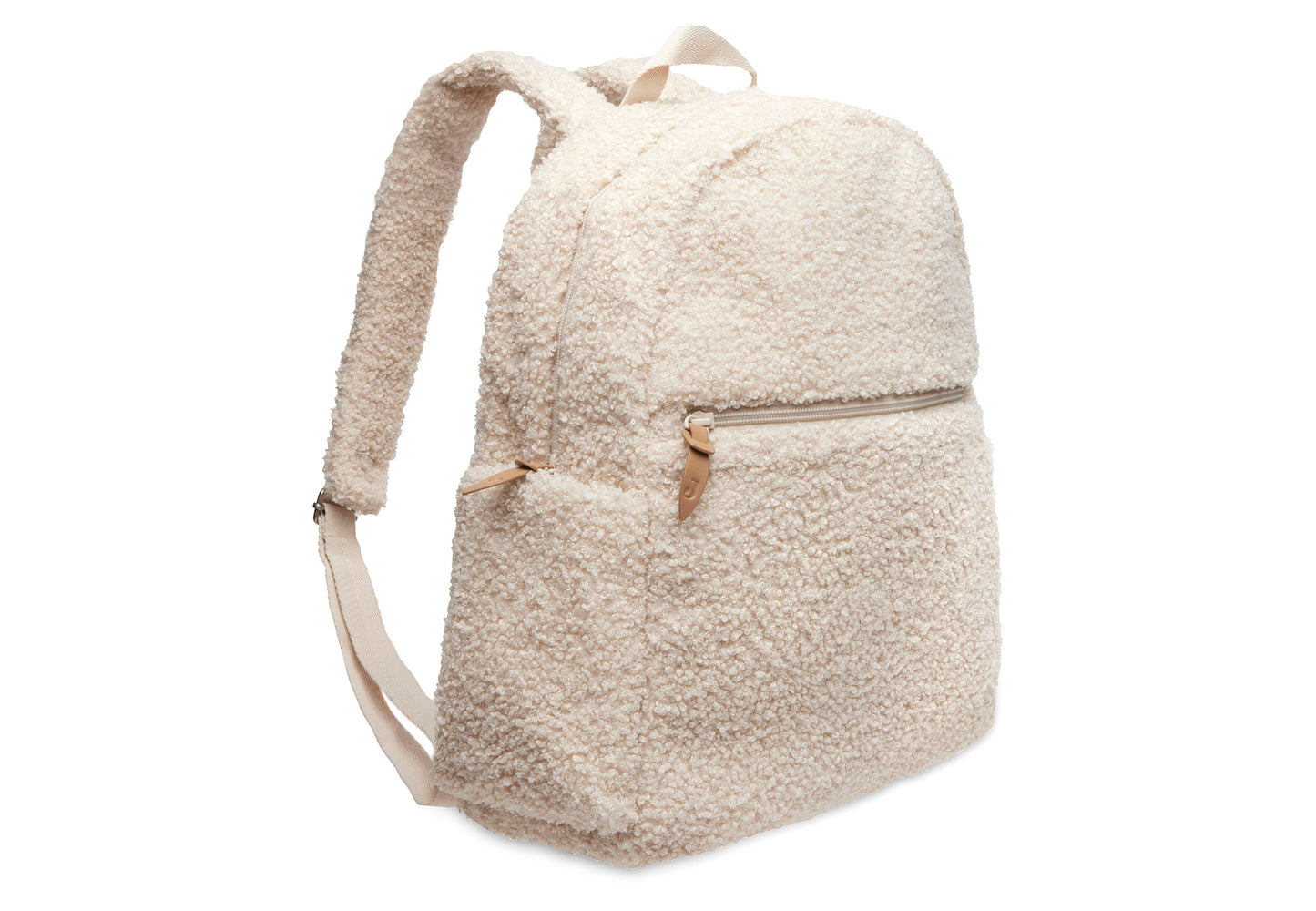 Jollein diaper bag backpack boucle - Biscuit