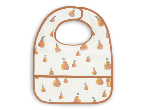 Jollein waterproof slabber - Pear/Peach 2 ST