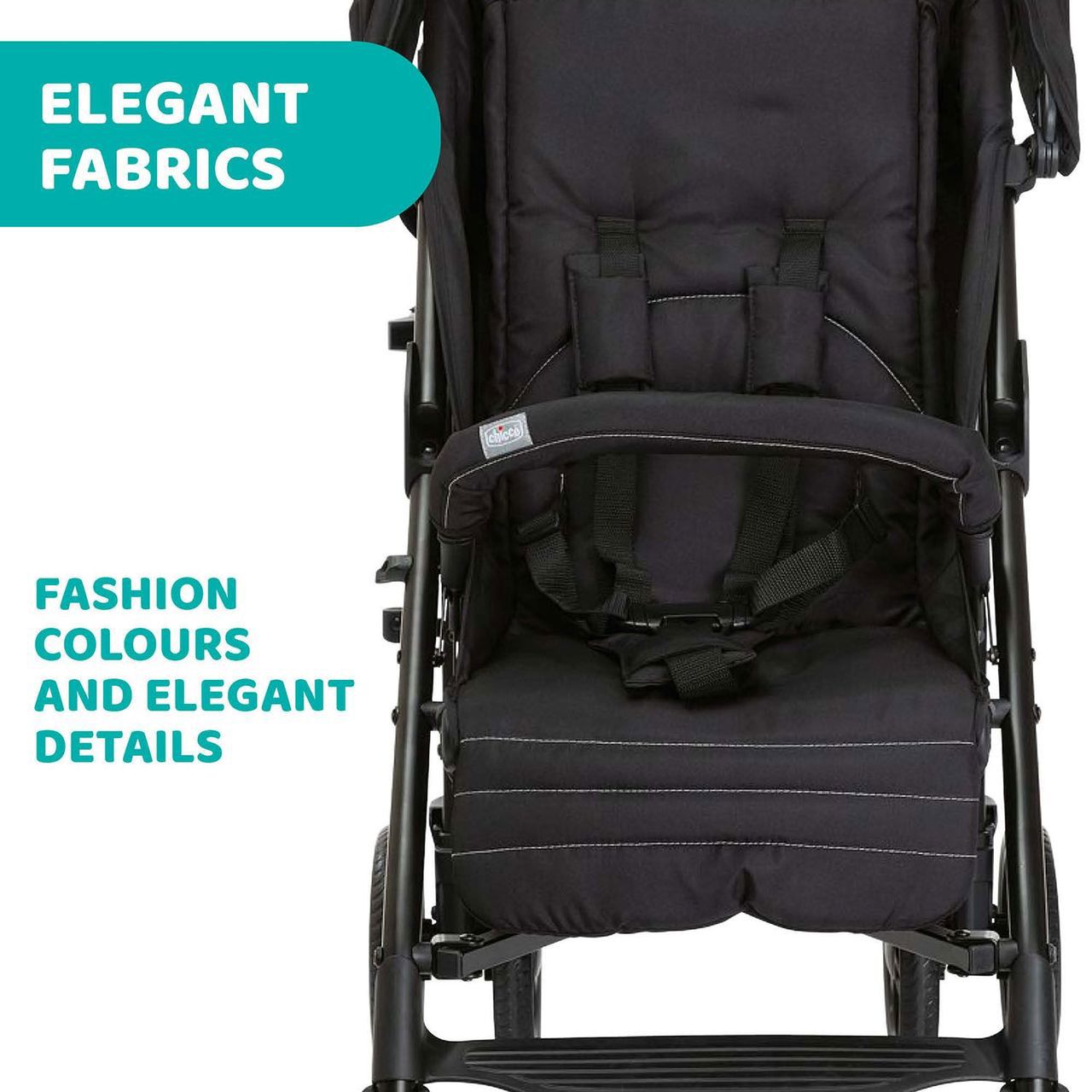Chicco lite way 4 complete buggy - Jet Black