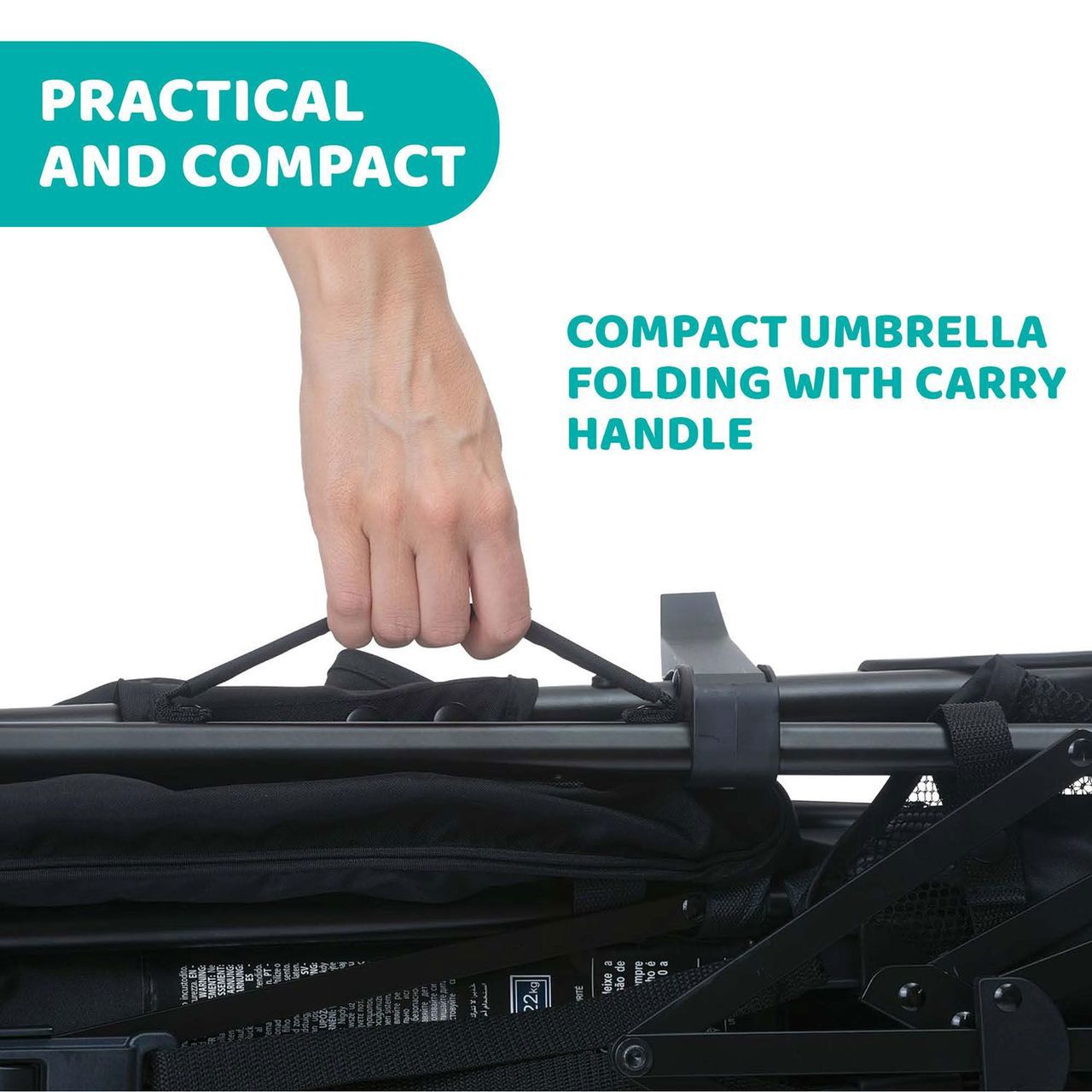 Chicco lite way 4 complete buggy - Jet Black