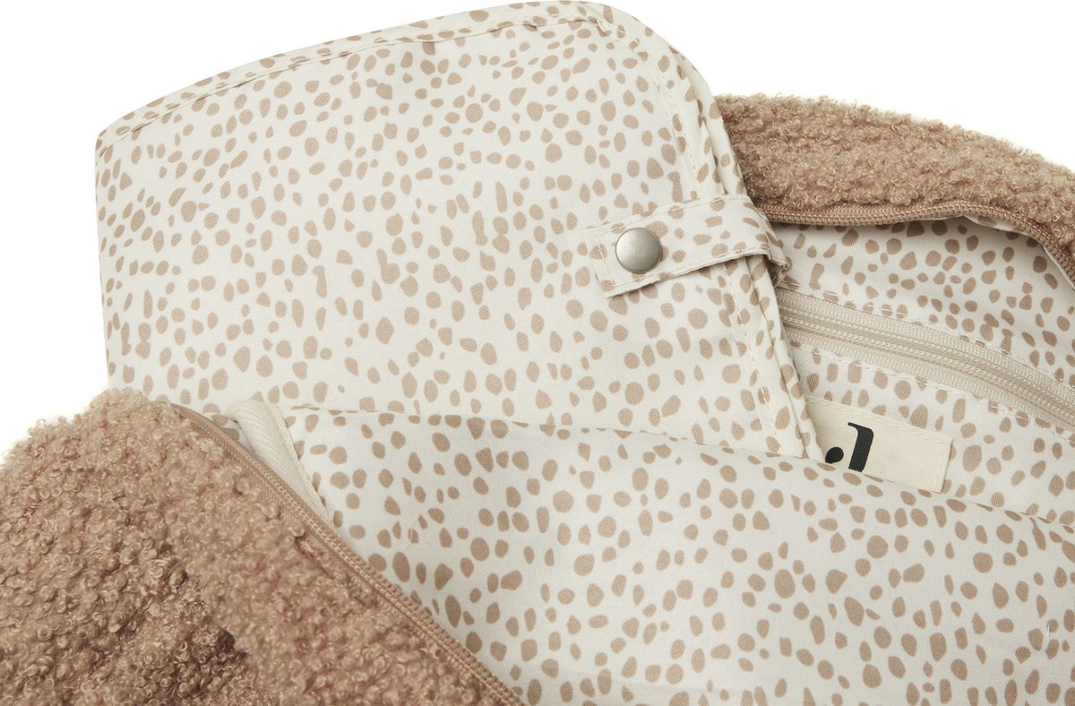 Jollein diaper bag backpack boucle - Biscuit