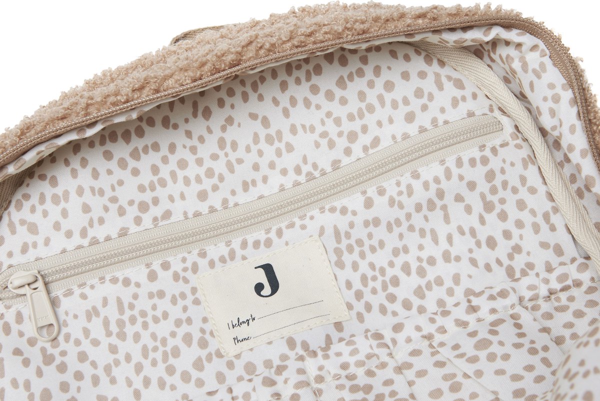 Jollein diaper bag backpack boucle - Biscuit