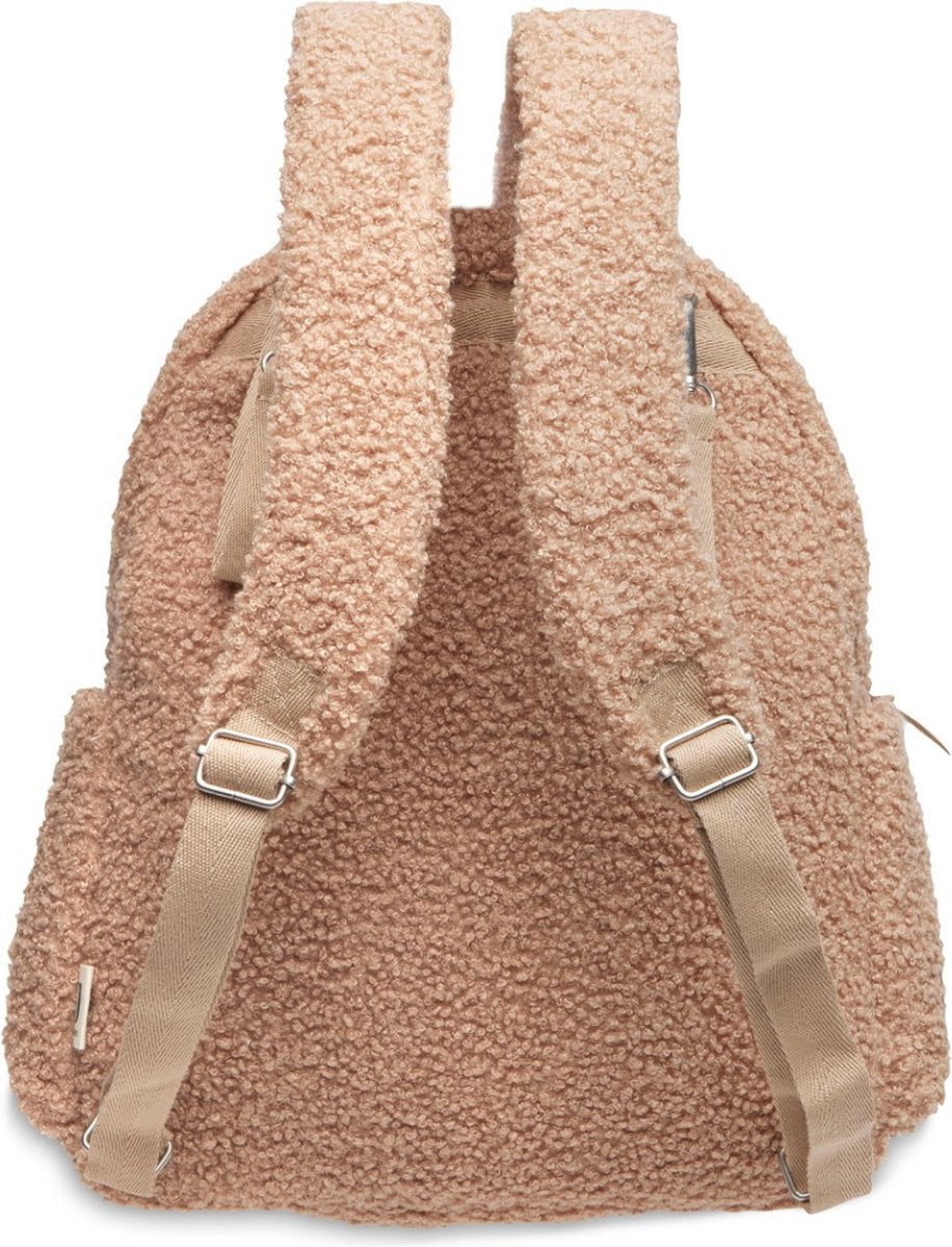 Jollein diaper bag backpack boucle - Biscuit