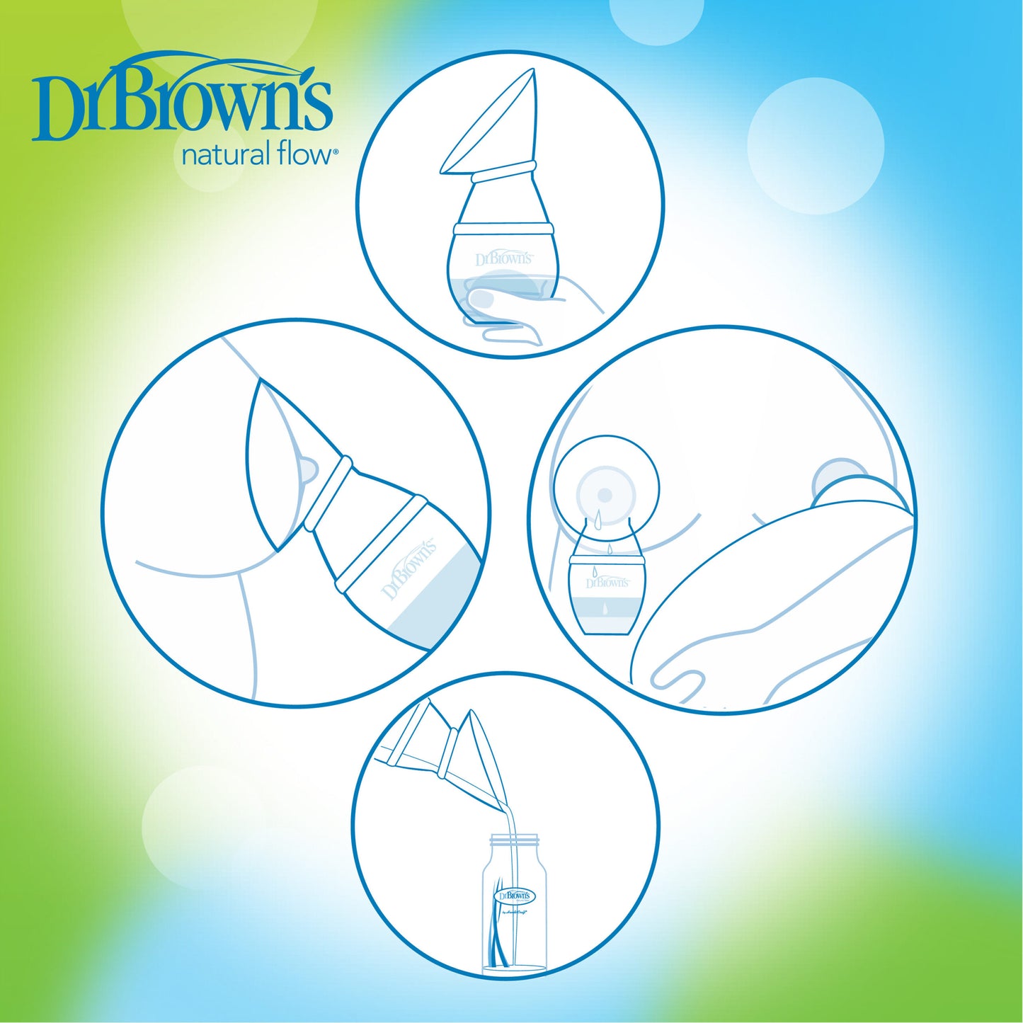 Dr. Brown's silicone borstkolf