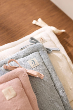 Jollein bedomrander boxomrander 30x180cm - Cosy Knit Wild Rose/Ivory