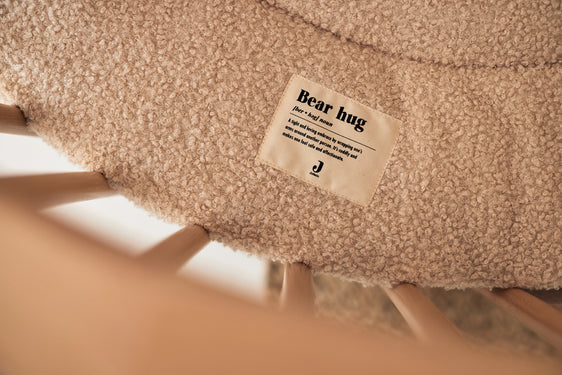 Jollein ronde boxkleed 95cm - Boucle Naturel