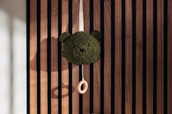 Jollein music pendant - Teddy Bear Biscuit/Natural