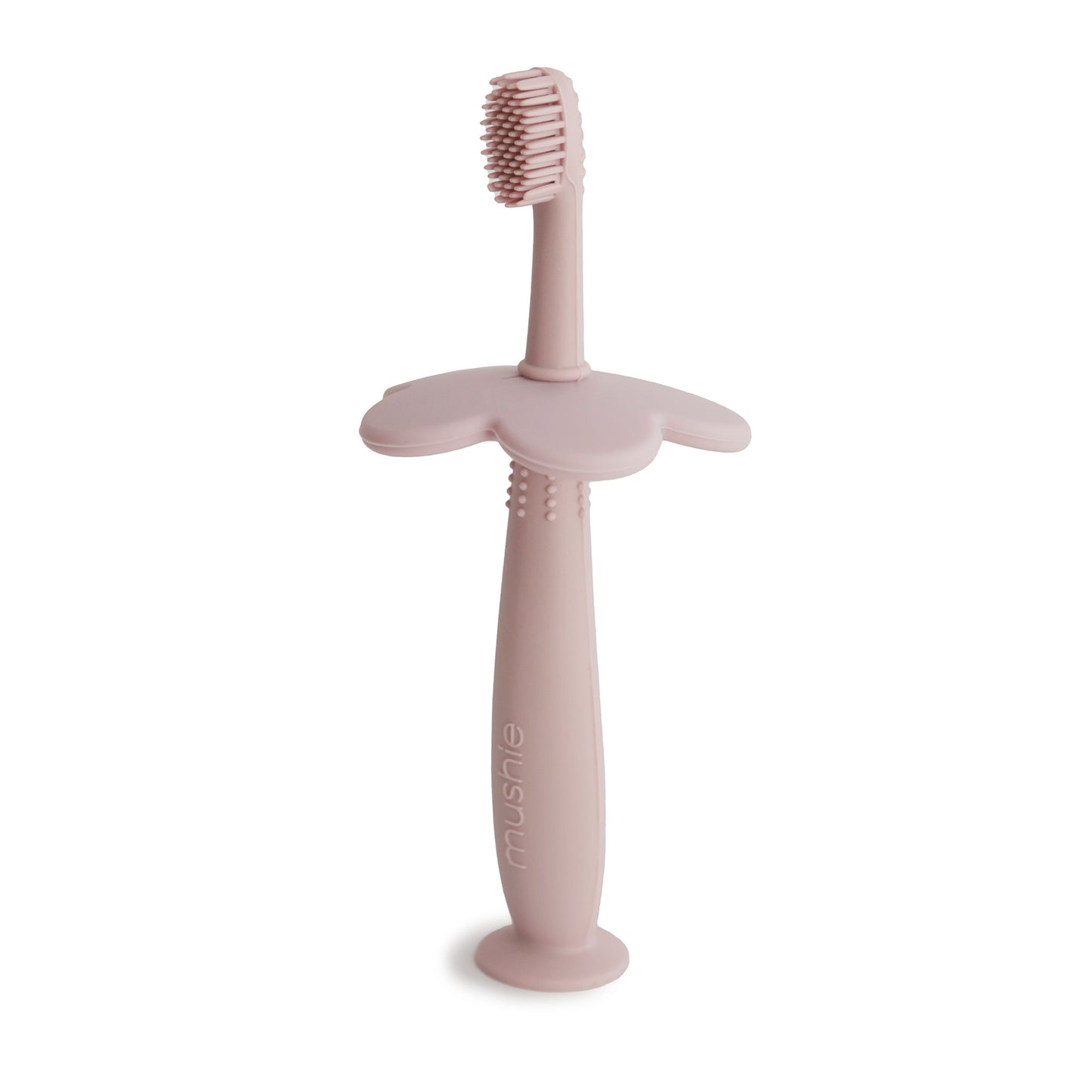 Mushie oefentandenborstel flower - Blush