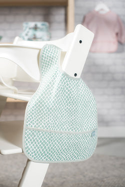 Jollein waterproof slabber - Snake Soft Green 2 ST