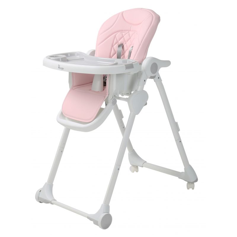 Bo Jungle dining chair - B-dinner chair wheely Blue/Pink/Grey