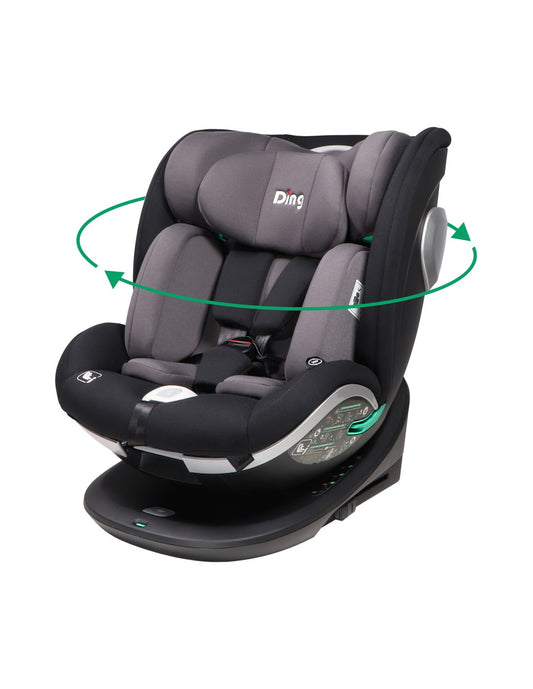 Ding autostoel mace i-Size GR 0/1/2/3 - Black & Grey