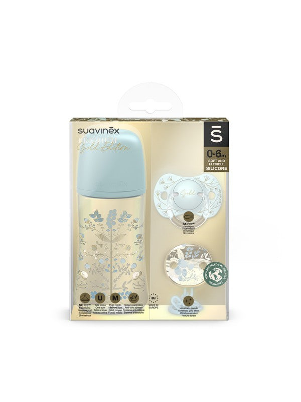 Suavinex gold gift set - Pink/Blue