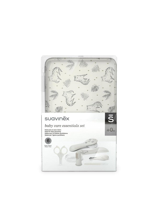 Suavinex 7-delig verzorgingsset - Mint/Beige/Pink