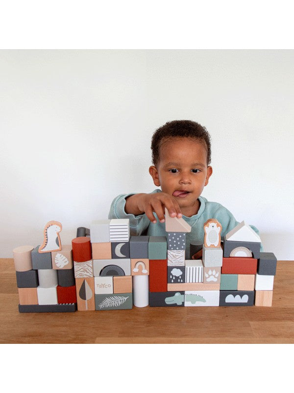 Tryco wooden block set - 50 ST