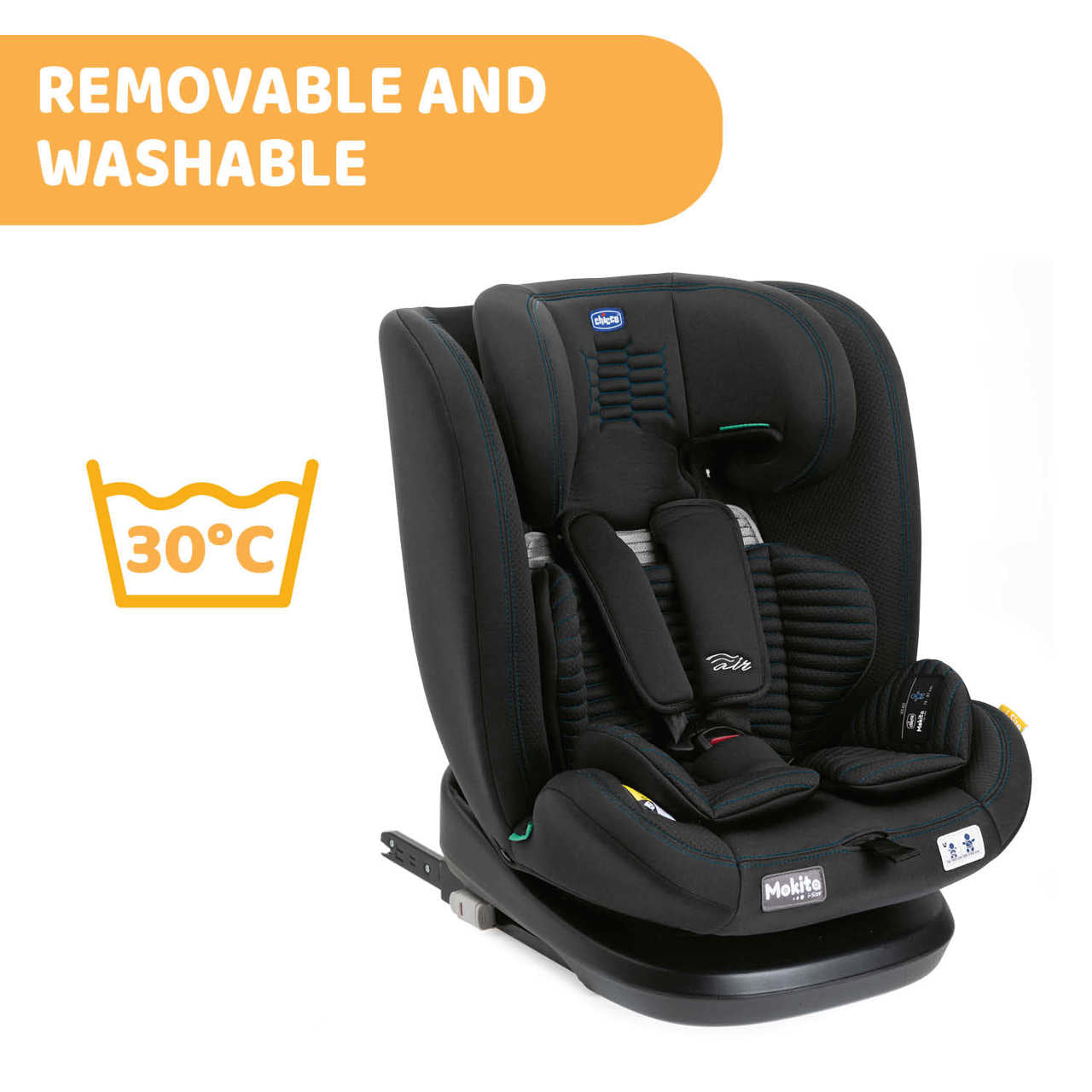 Chicco mokita autostoel i-Size - Black Air