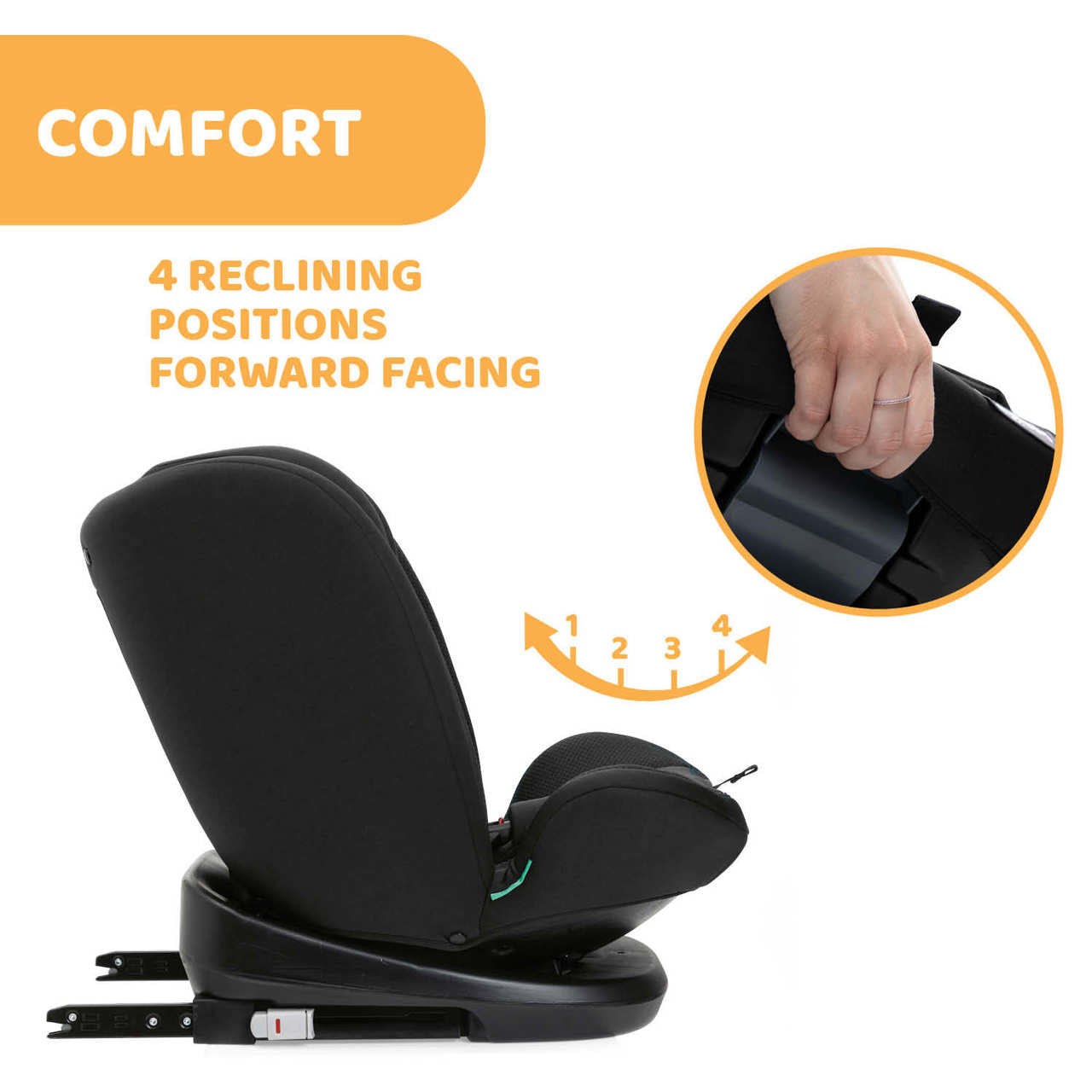 Chicco mokita autostoel i-Size - Black Air