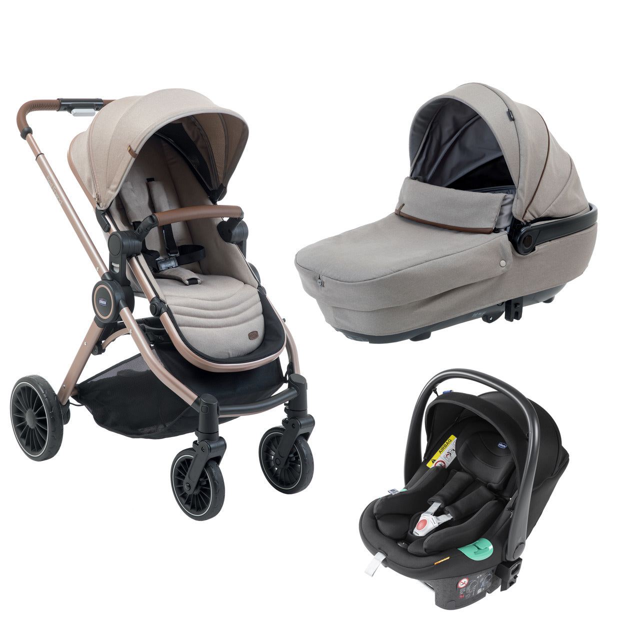 Chicco trio best friend comfort Desert Taupe – Babylou