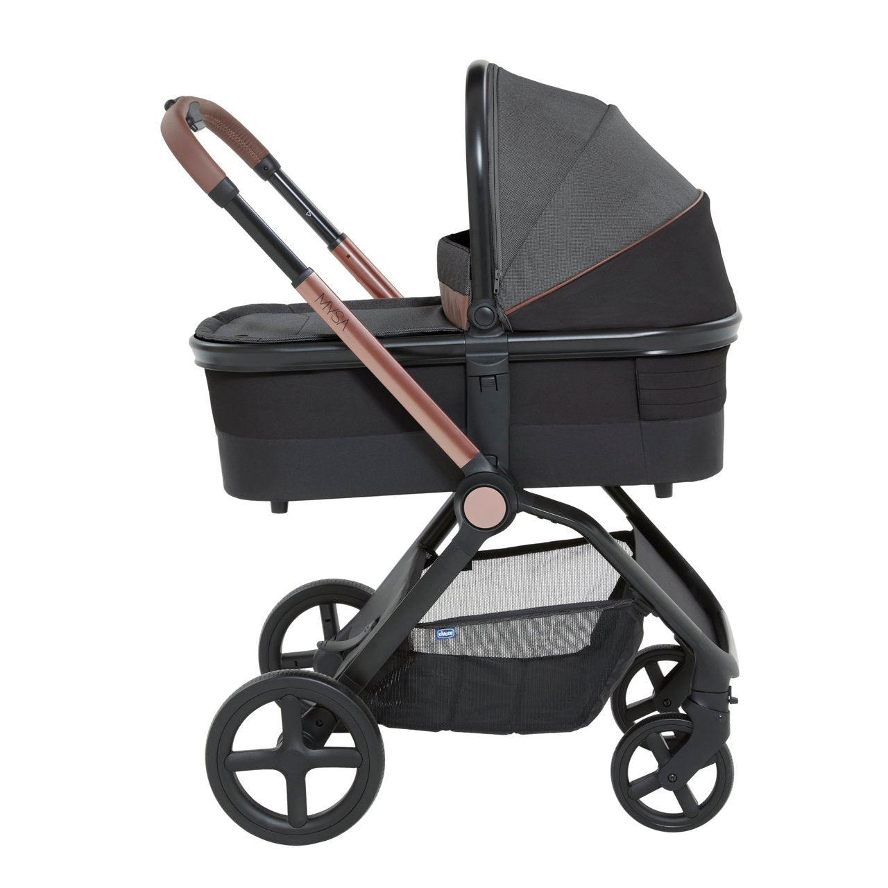Chicco mysa draagmand - Black Satin