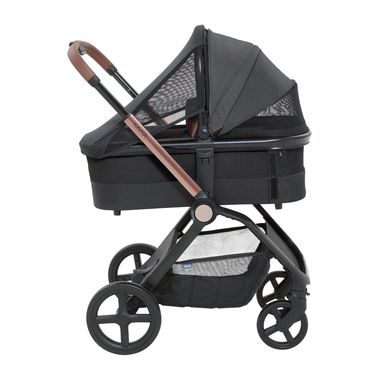 Chicco mysa draagmand - Black Satin