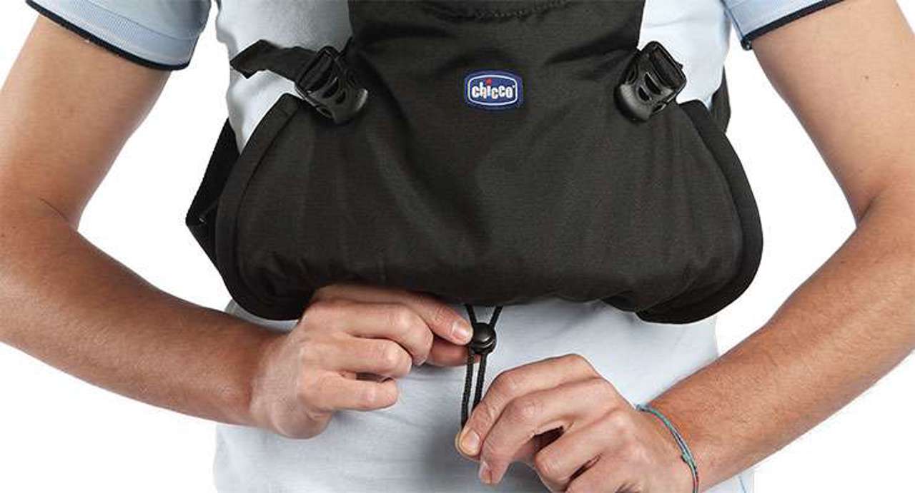 Chicco easy fit draagzak - Black Night/Moon Grey