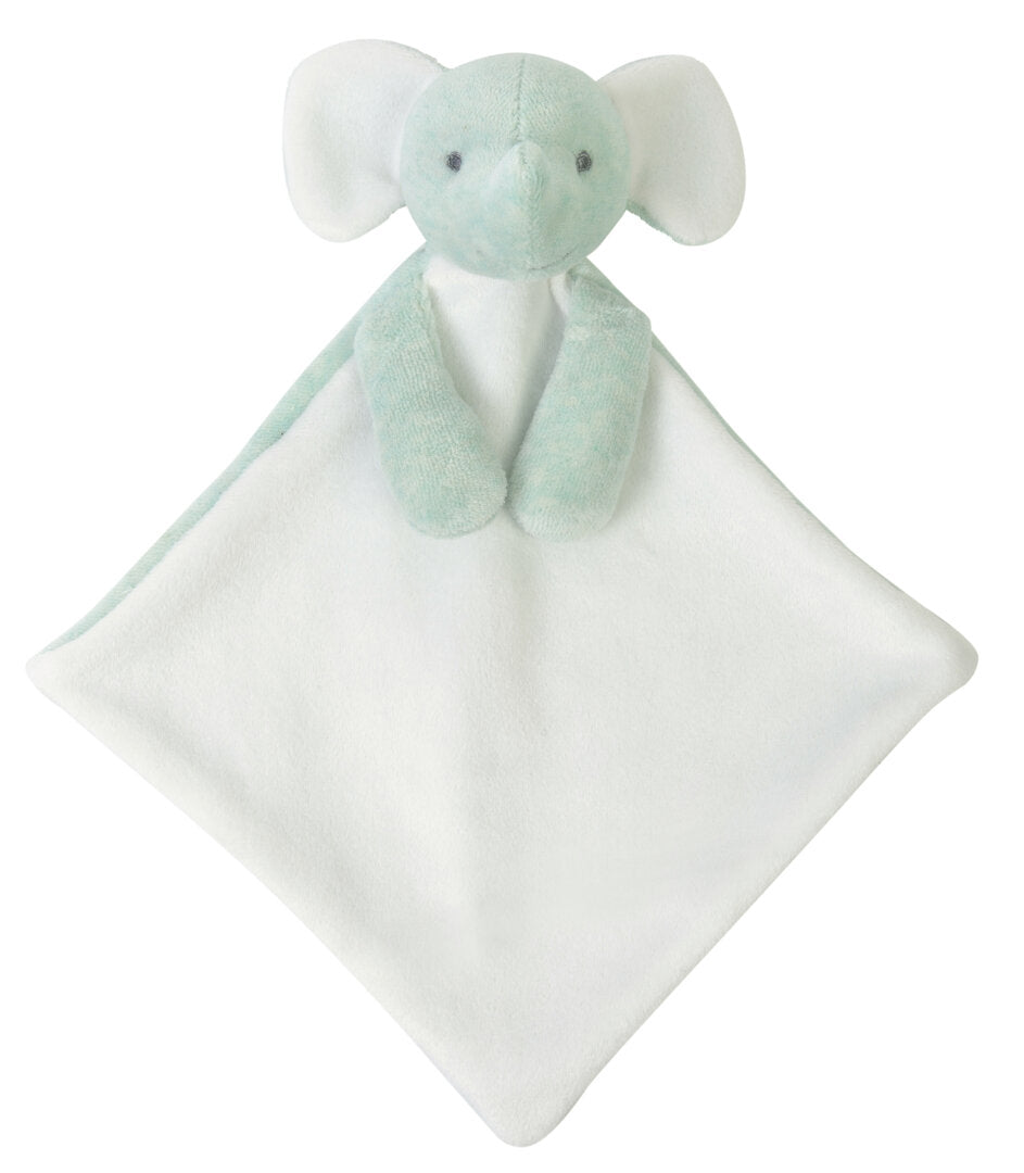 Bam Bam knuffeldoek - Olifant Grey/Lagoon