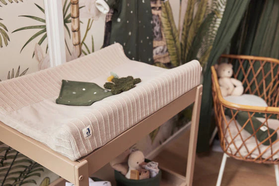Jollein aankleedkussenhoes - Pure knit biscuit Babylou