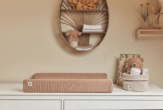 Jollein aankleedkussenhoes - Pure knit biscuit Babylou