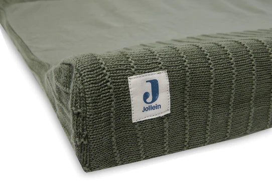 Jollein aankleedkussenhoes - Pure knit biscuit Babylou