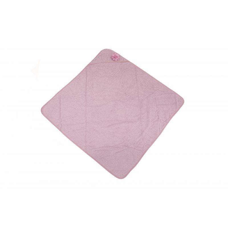 Bo Jungle bath cape - Blue bear/Grey koala/Pink flower