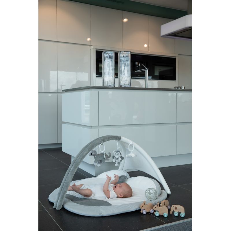 Bo Jungle baby gym - B-play Gym Apple Grey