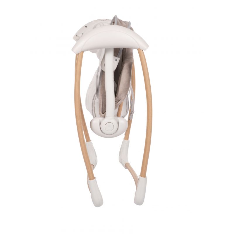 Bo Jungle cradle chair - B-dolphy Swing Pure White Wood Look