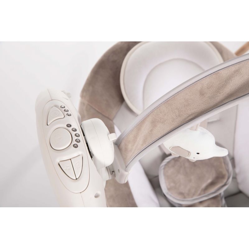 Bo Jungle cradle chair - B-dolphy Swing Pure White Wood Look