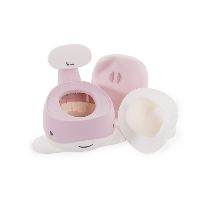 Bo Jungle potty - Whale Potty Pastel Pink/Pastel Blue
