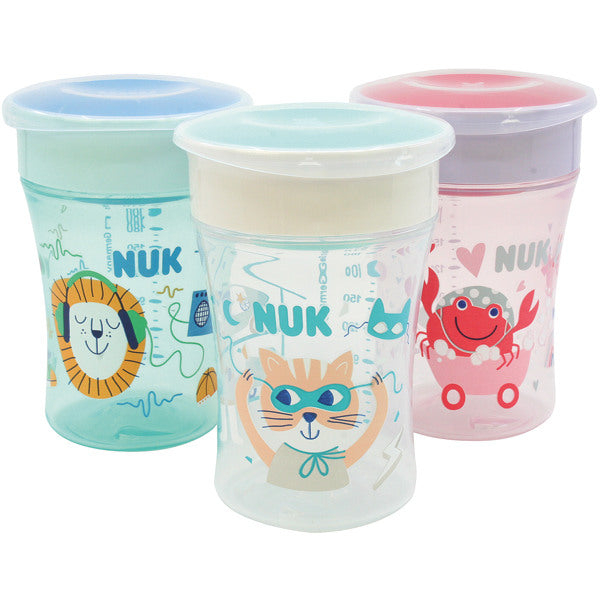 Nuk magic cup drinking cup 250ml - Blue/Light Blue/Red