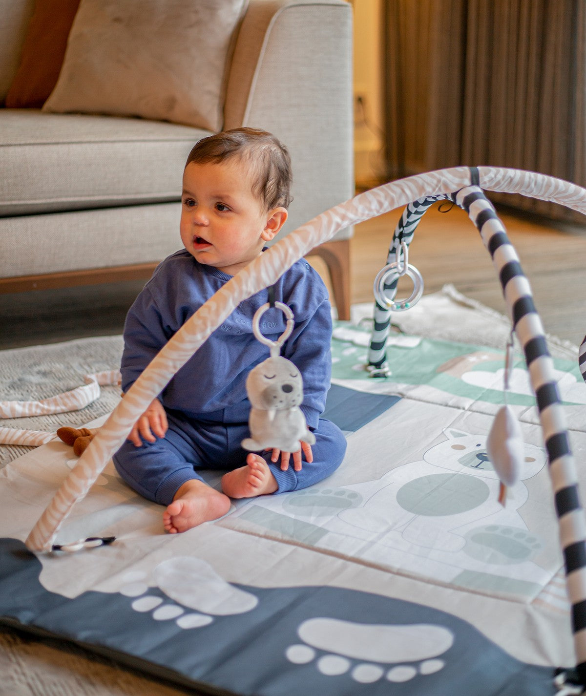 Tryco play mat/storage bag - Polar bear Pete