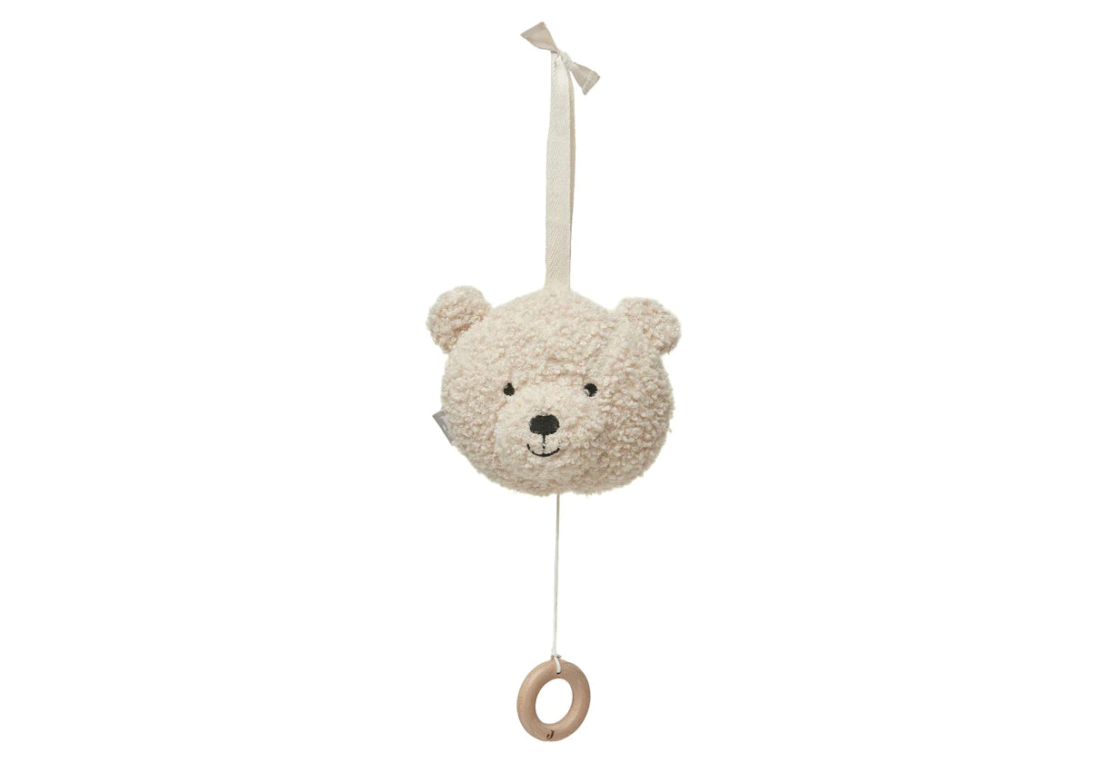 Jollein music pendant - Teddy Bear Biscuit/Natural