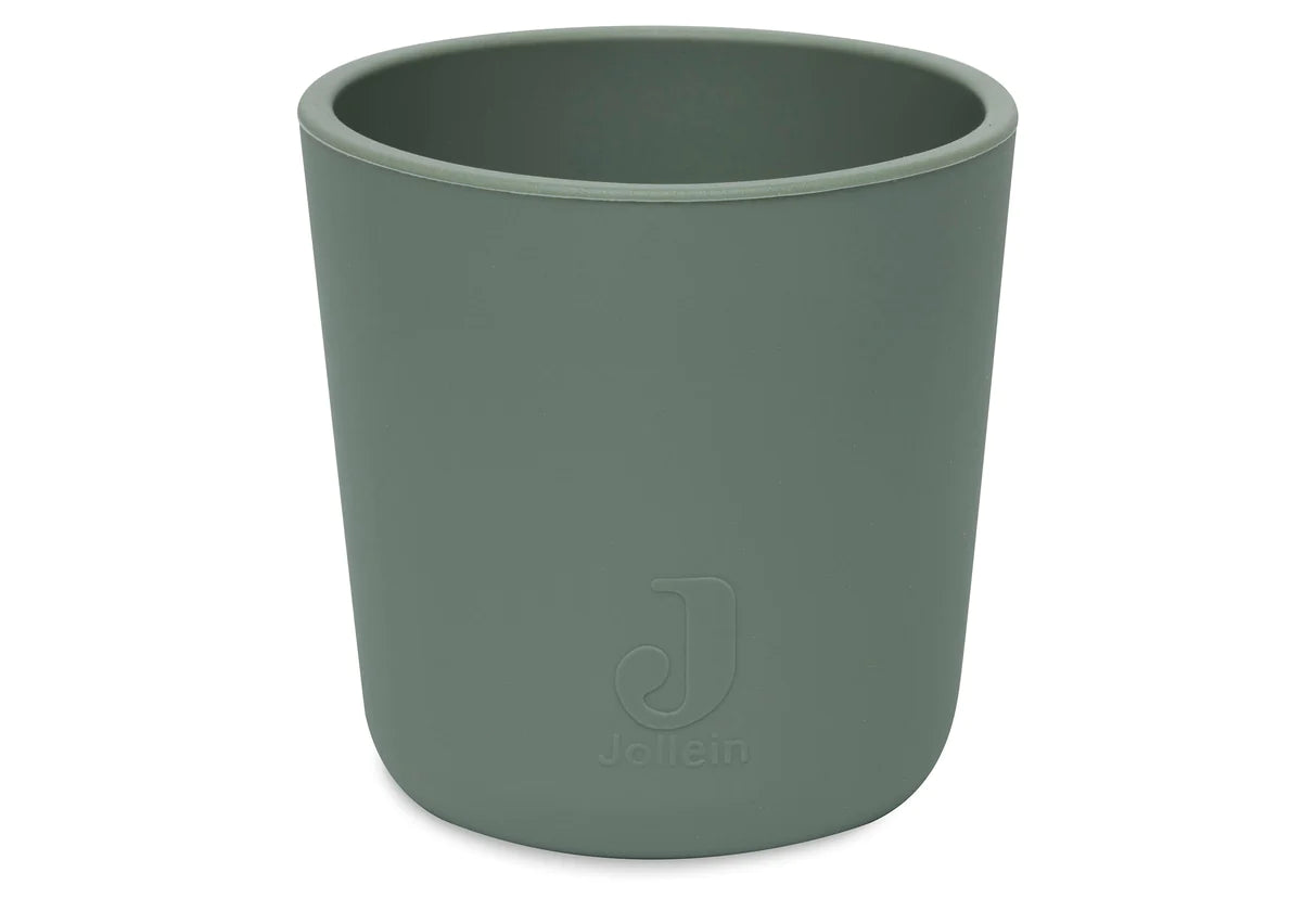Jollein silicone drinking cup - Pale Pink/Caramel/Nougat/Ash Green