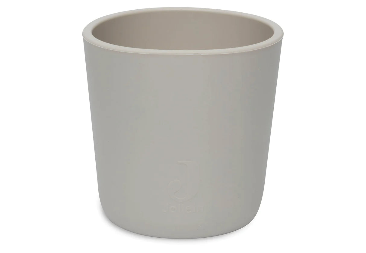 Jollein silicone drinking cup - Pale Pink/Caramel/Nougat/Ash Green